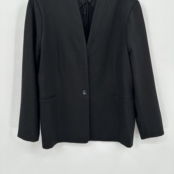 UNIVERSAL STANDARD 2 piece pant suit ponte knit black plus size L 22 24 XL 26 28 - Picture 4 of 15